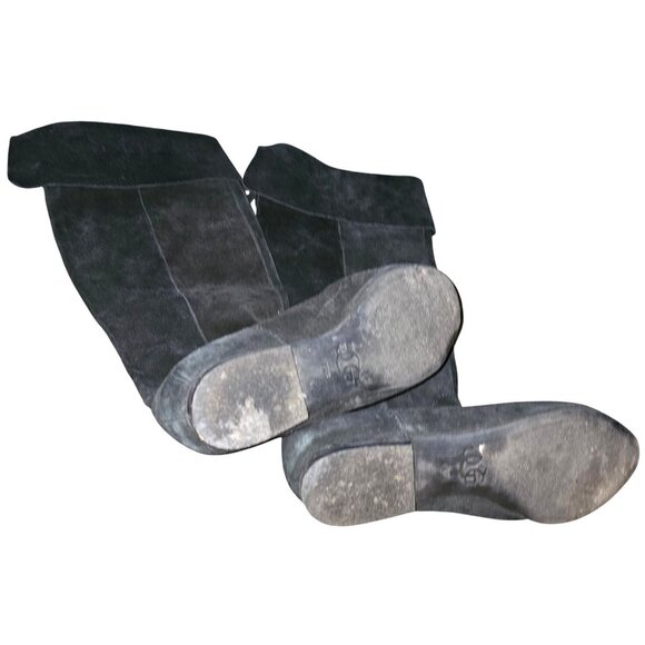 Guess Womens Black Over-The-Knee Leather & Man-Made Boots Size 7.5M - Picture 5 of 9